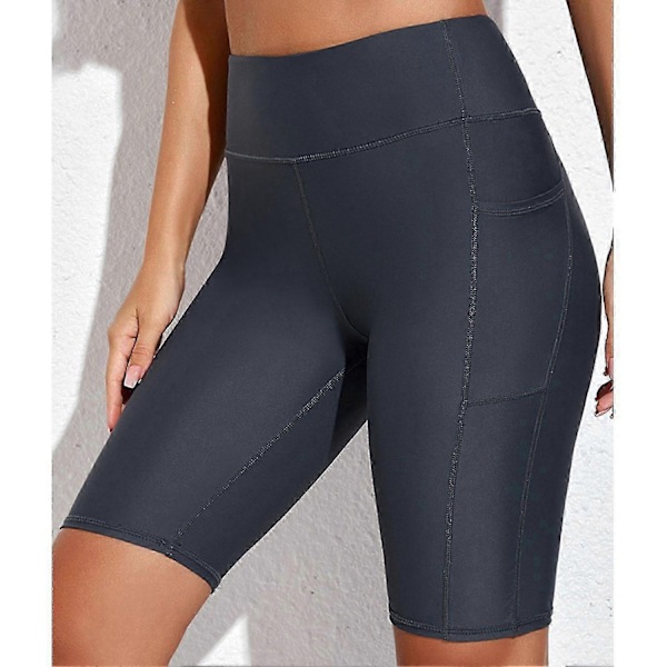 Dykker shorts til kvinder, reduceret gnidning, letvægts, bløde, hudvenlige, våddragt shorts til surfing - Perfekt Grå Gray L