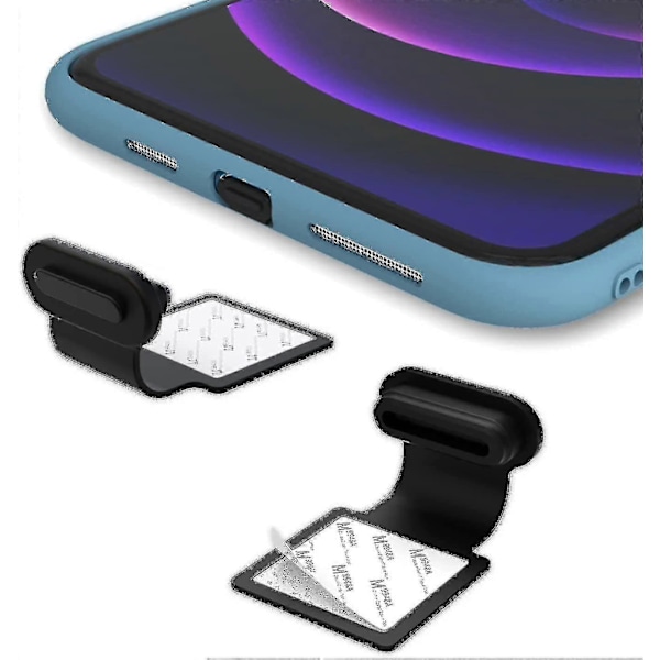 2 kpl Pölysuoja, Yhteensopiva puhelimen, USB C/tyyppi C -liitännän kanssa, Pölytiivis suojatulppa, USB C -latausportin pölysuoja