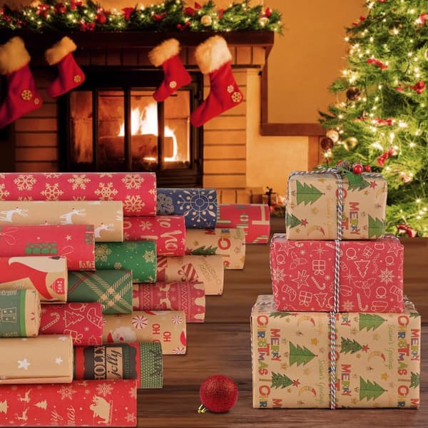 Omslagspapper - Julomslagspapper - Julklappspapper