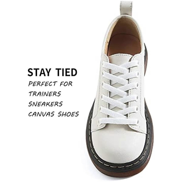 Flade Snørebånd 8mm Brede Snørebånd til Sneakers Premium Træningssnørebånd Erstatninger til Atletiske Sportssnørebånd Sakura Pink Sakura Pink 28-  ( 70 cm )