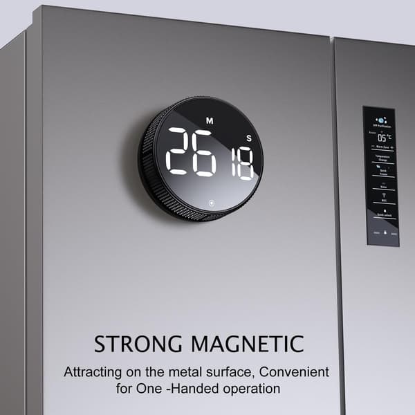 Timere - Digital Timer - Magnetisk Digital Køkken Timer - Køkken Timer - Tæl Op/Ned - Æggeur