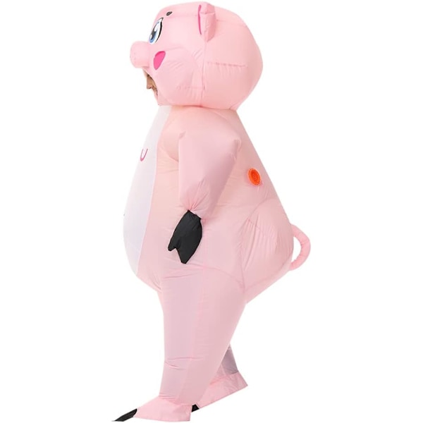 Oppustelig Gris Kostume Super Gris Kostume Pink Kostume Voksen Oppustelig Halloween Kostumer Fancy Dress til Voksen Pink Pig