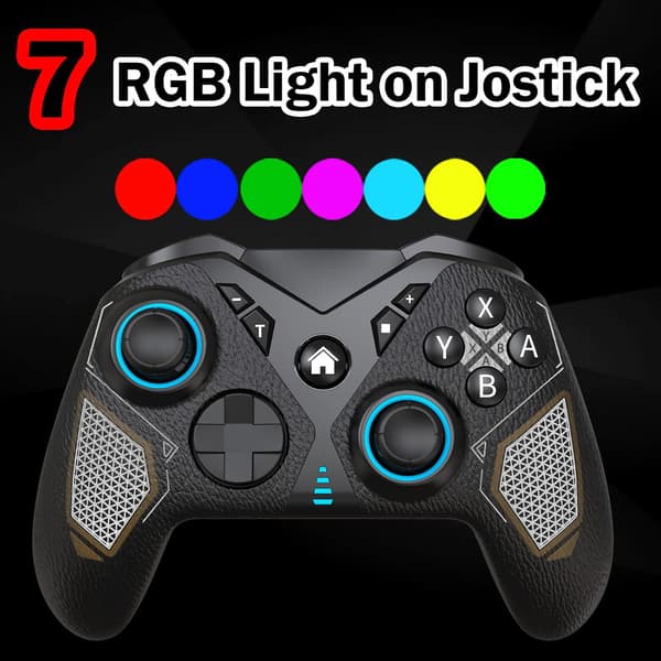 T3 2.4G PC-controller, trådløs spilcontroller til Android med Turbo og dobbelte motorer, spilcontroller til Android TV/TV-boks