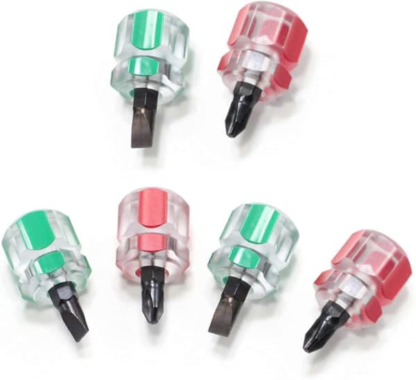 6-Piece Small Screwdriver Set, Multifunctional Phillips Screwdriver and Flat Screwdriver, Carpenter Tools