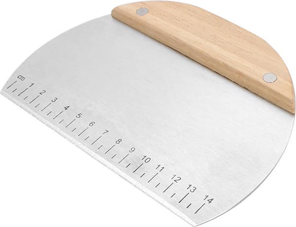 Deigskrape - 2 stk - Deigskrape - Deigkutter - Deigkutter - Kakeskrape - Halv