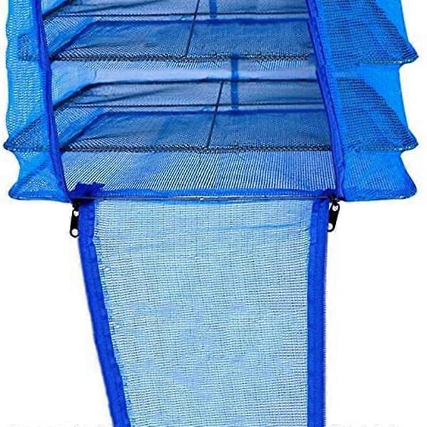 Foldable 4-Layer Drying Rack Compatible with Vegetable and Fish Net Hanging Drying Net Dry Food Naturally