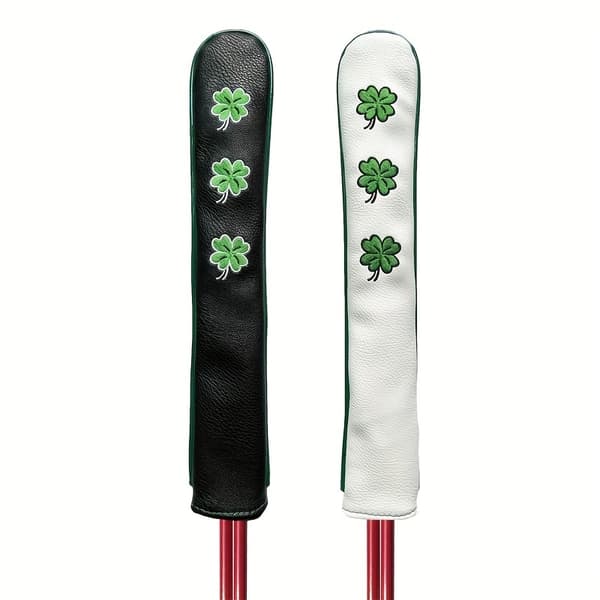Golf Alignment Stick Cover Övningsstav Skydd Vit