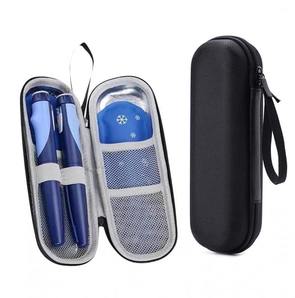 2 stk - 20*7*5 cm - Insulinboks - Kjølebag for insulin - Insulinpennetui