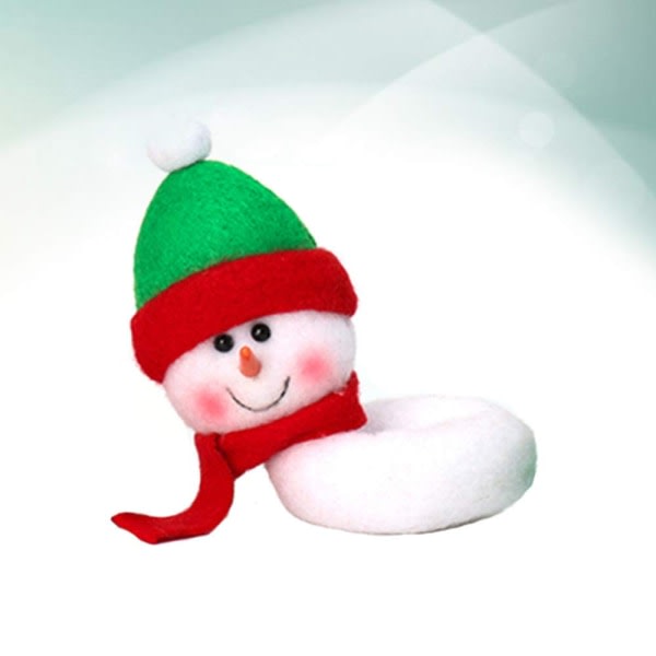 Jul vinglas dekor jultomten Snowman Älg Taggar för jul snowman