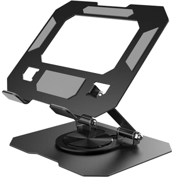 Justerbart Tablet Ställ & 360° - Vikbart iPad-ställ för Skrivbord