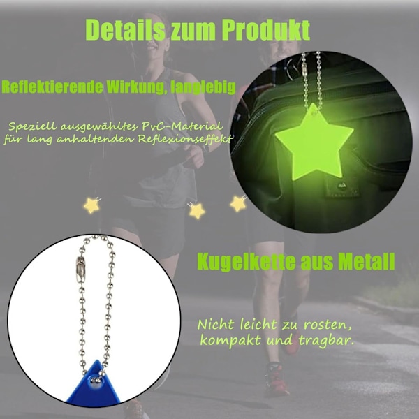 32 stycken reflexhängslen, stjärnreflexhängslen, barnreflexhängslen för skolväskor