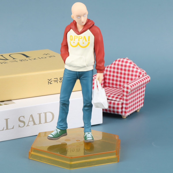 1. 18 cm One Punch Man Saitama Huppari Toimintahahmo Keräily