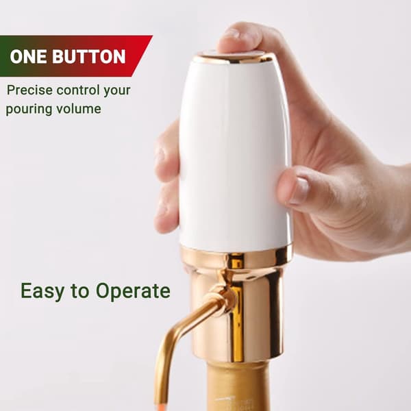 Elektrisk One-Touch Vinlufter & Automatisk Vindispenser m/ USB-genopladning