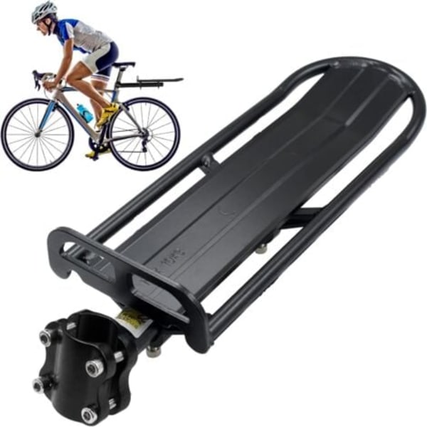 #QD# Cykelpakethållare, Universal Justerbar Pakethållare Cykeltillbehör Snabbkopplings Cykelhållare, Max 10 kg, Bakre Cykelsits Snabbinstallation