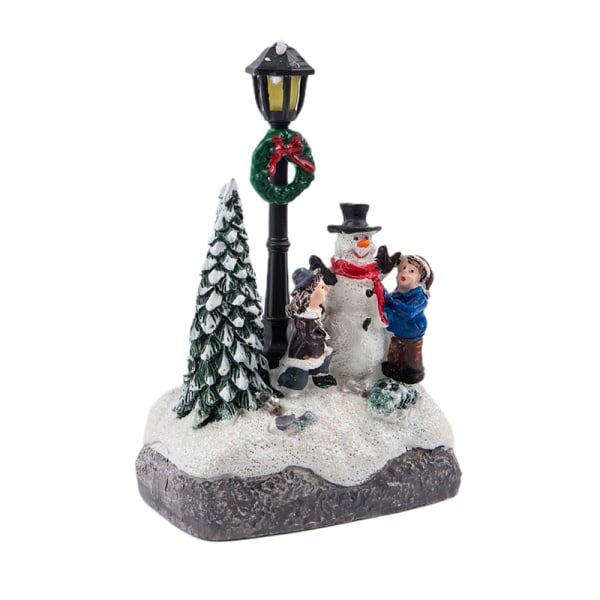 Jul LED Lighted House Bordsskiva Centerpieces Village Scene