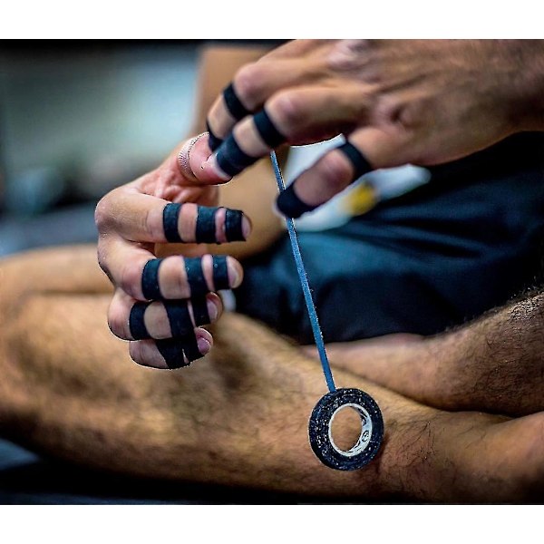 Vaihtelupaketti (0,5 cm, 0,8 cm, 1 cm ja 1,3 cm) x 13,7 m Premium Jiu Jitsu Urheilu Atletinen Sormiteippi - BJJ:tä, painia ja MMA:ta varten [D] Valkoinen White 0.2 in, 0.3 in, 0.4 in, 0.5 in