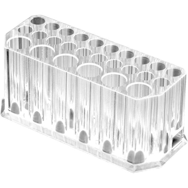 Makeupbørsteholder, akryl kosmetik organizer