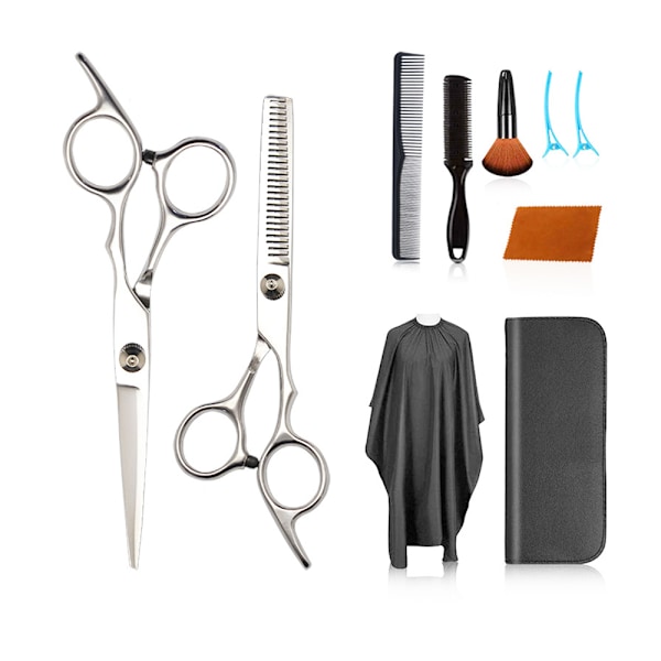Hårklippesaks, Hårklippesaks Tyndingssaks Sæt til Hjemmet, Frisør, Skønhedssalon Style-3 other-One Size