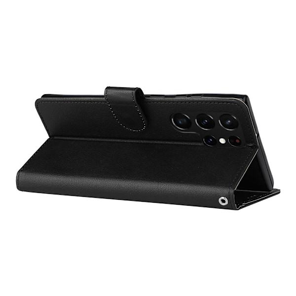 Samsung S22 Ultra Lommebokdeksel - 3 Farger svart black