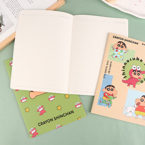 Crayon e Cartoon Spring Day Series Horizontal Notebook B5 Dagbok B