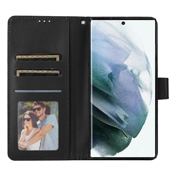 Samsung S22 Ultra Pung Etui - 3 Farver sort black