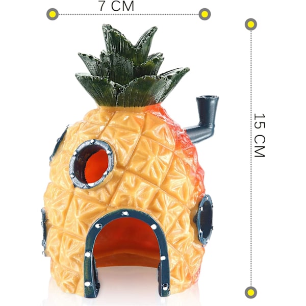 Spongebob Squarepants Akvarium Dekorationer Set med 3