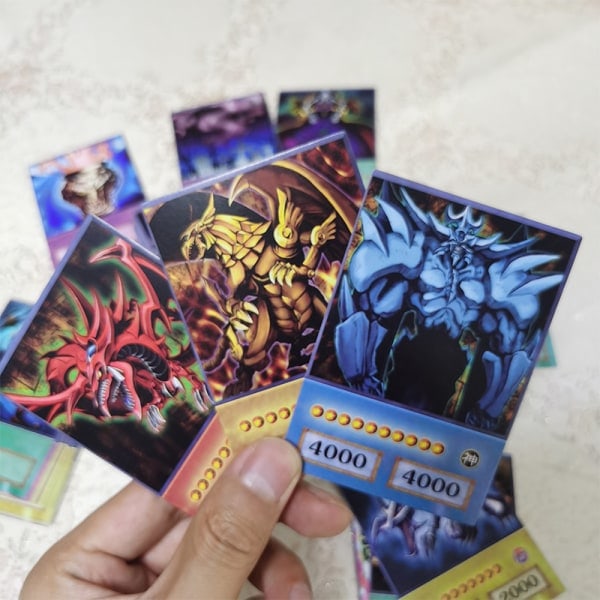 100 kpl Yu-Gi-Oh Anime-tyyliset kortit Magian Obeliski DM Klassikko P 100 kpl Yksi koko 100 kpl 100Pcs One Size