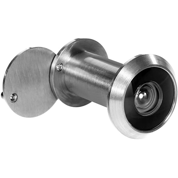 Door Viewer 16mm - Brushed Nickel 200° Wide Angle for Door