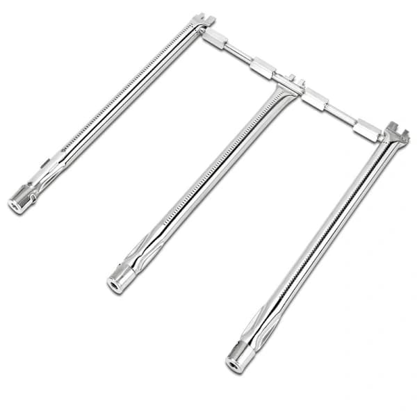 Grillbrænderrørssæt i rustfrit stål erstatning til Weber Spirit 300-serien E310 S310 E320 E330 2013-2017 45,7 cm