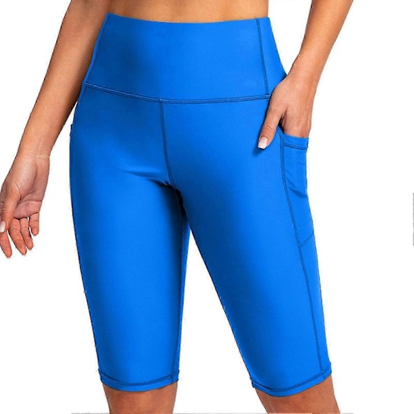 Dykkeshorts for kvinner, reduserer gnagsår, lettvektige, myke, hudvennlige, våtdraktshorts for surfing - Perfekt lyseblå Light Blue 2XL