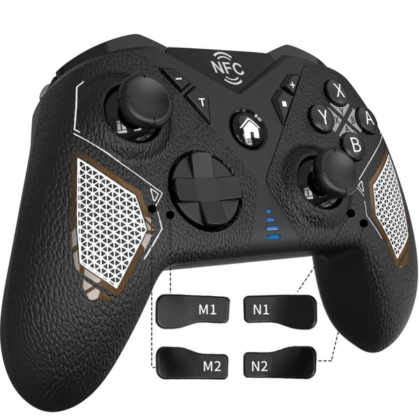 T3 2.4G PC-controller, trådløs spilcontroller til Android med Turbo og dobbelte motorer, spilcontroller til Android TV/TV-boks
