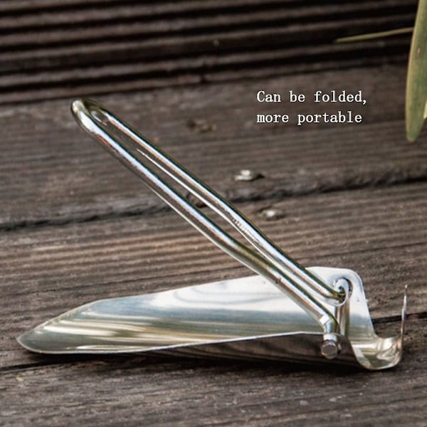 Mini sammenleggbar spade i rustfritt stål for hagearbeid, planting, luking, hageredskaper