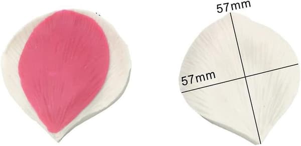 3D Silikone Rose Blomst Forme, Kageform Håndlavet Roseform til DIY