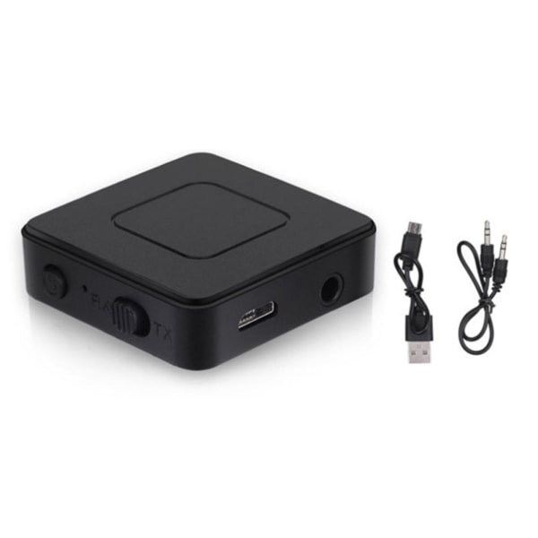 Bluetooth 5.0-mottaker sender trådløs lydadapter 3,5 mm