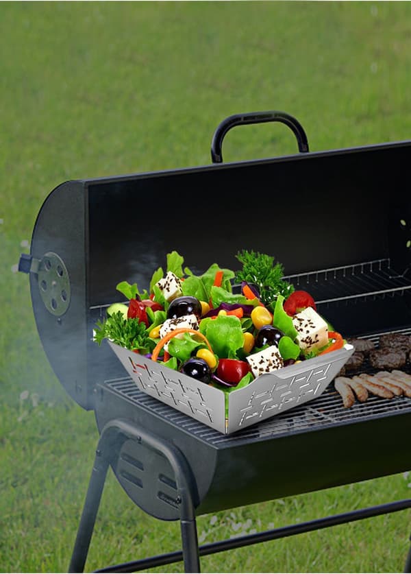 Professionel Grillkurv - Bageplader af høj kvalitet - Grillpander - BBQ Grillkurv