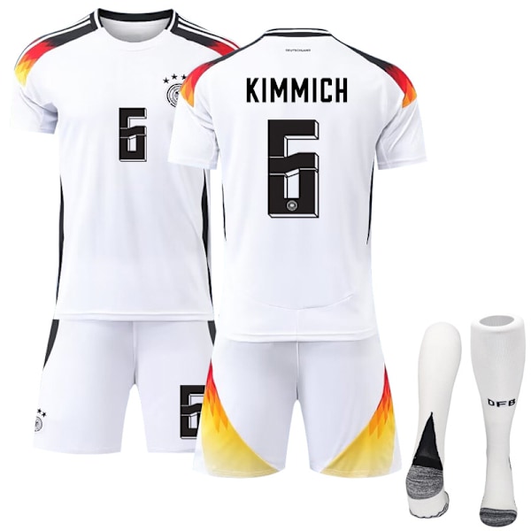 Mub- EM 2024 Tyskland Hemmafotbollströja 6 KIMMICH 6 KIMMICH 6 KIMMICH S