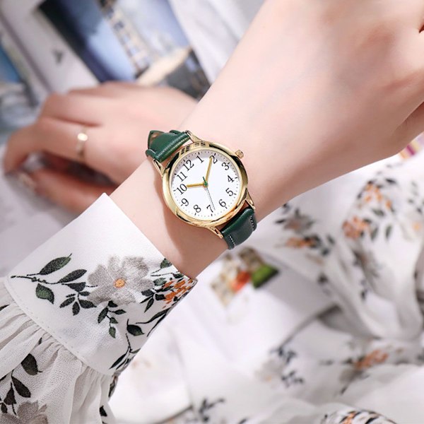 Damklockor Klocka VIT white