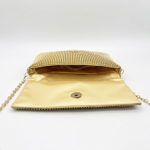 20*12*2 cm glitrende strass-clutch for bryllup, ball, fest