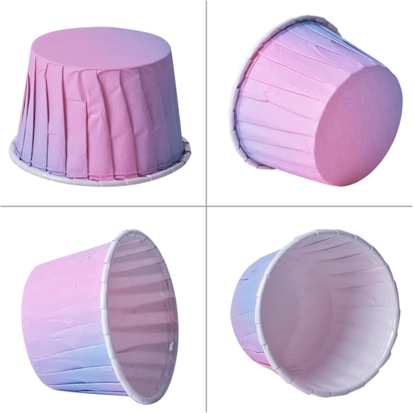 100 st Pappersmuffinsformar, Cupcakeformar, Kartongmuffinsformar