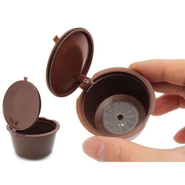 5-pakning Kaffekapsler for Dolce Gusto - Kaffe Brown Brown Brun