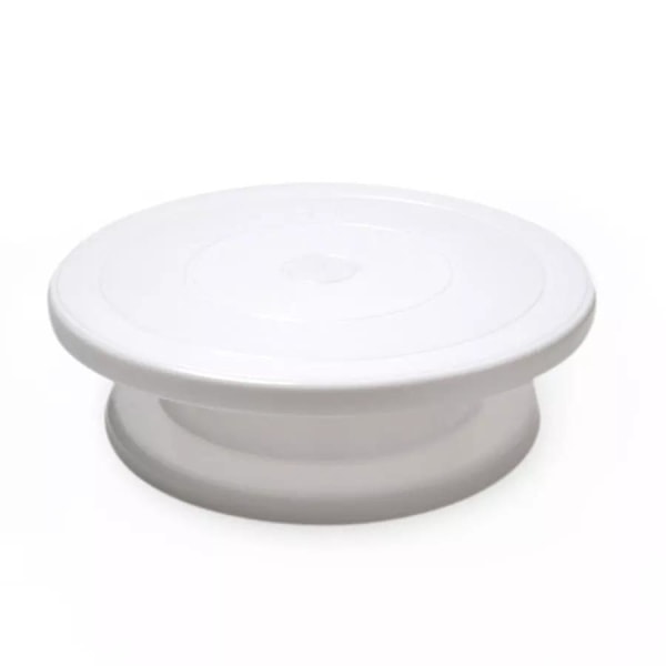 Kagefad Roterende - Bageudstyr - Cake turntable Hvid White Vit