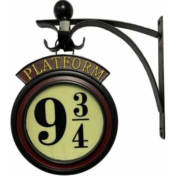 Metall Vägglampa Present för 20-årsjubileum Filmälskare, Harry Potter Hängande 9 3/4 Nattlampa