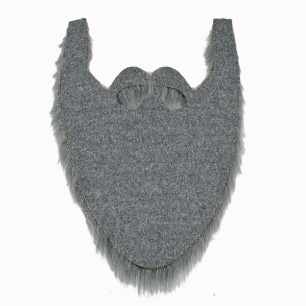 2 ST Löst Skägg Långt Fluffigt Skägg GRÅT Gray