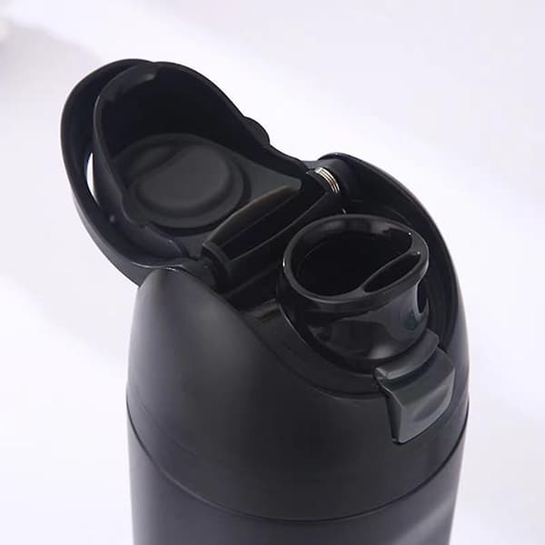 Ersättningslock för Thermo Bottle One Button Vattenflaska Topplock Läcker Inte Vatten Flip Lock_xx Blå Blue