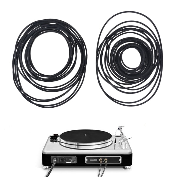 10 st/påse 1,5 mm Universal Kassettbandspelare Remmar Olika Släta Gummiband K