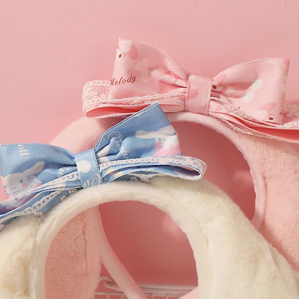Sanrio-aiheinen söpö pehmo päähine sarjakuva Minun Melodiani Cinnamoroll Kuromi Kawaii panta suloiset hiustarvikkeet lapset tytöt lahja qd baibai cinnamoroll
