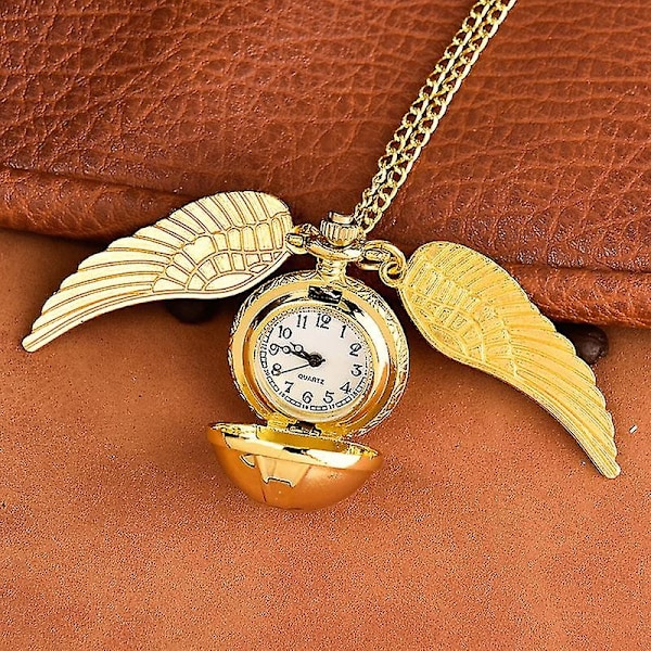 Harry Potter Gyldensniff Klokke Halskjede - Perfekt