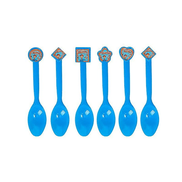 Palapeli Blippi Teema Syntymäpäiväjuhlat Valikoima Englannin Opettaja Juhlatarvikkeet Lasten Lelut Lasten Koristeet Servi 10pcs Spoon