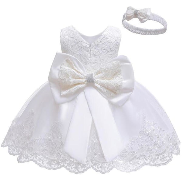 Kids Baby Girl Party Bowknot Tutu Dress Pageant Wedding Princess Christening