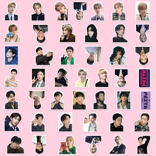 94 BTS-tarraa JUNG KOOK Kim Taehyungin sooloalbumin söpö tarra kokoelma